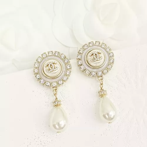 Replica Chanel Earrings For Women #1270378 $38.00 USD for Wholesale