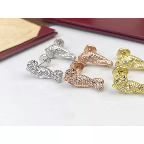 Replica Cartier Earrings For Women #1270389 $40.00 USD for Wholesale