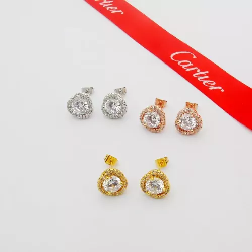 Replica Cartier Earrings For Women #1270445 $25.00 USD for Wholesale