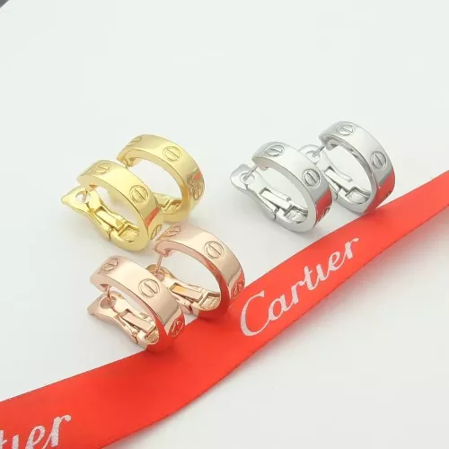 Replica Cartier Earrings For Women #1270446 $25.00 USD for Wholesale