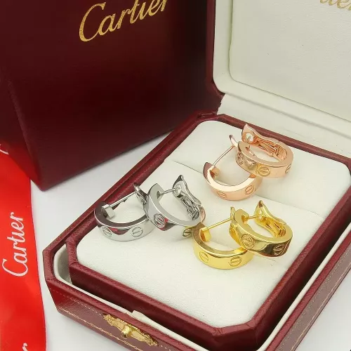 Replica Cartier Earrings For Women #1270447 $25.00 USD for Wholesale