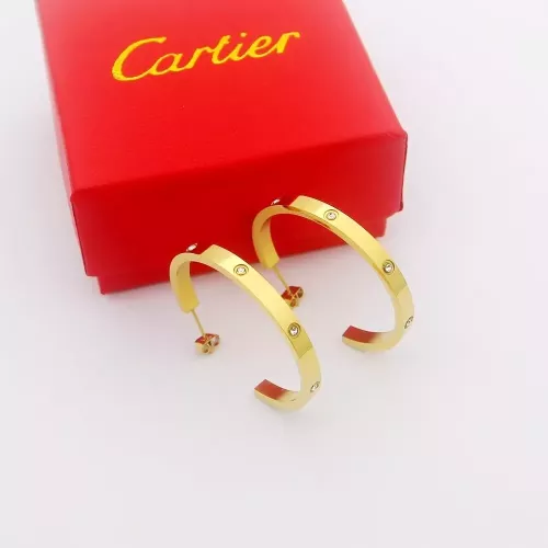 Cartier Earrings For Women #1270460 $32.00 USD, Wholesale Replica Cartier Earrings