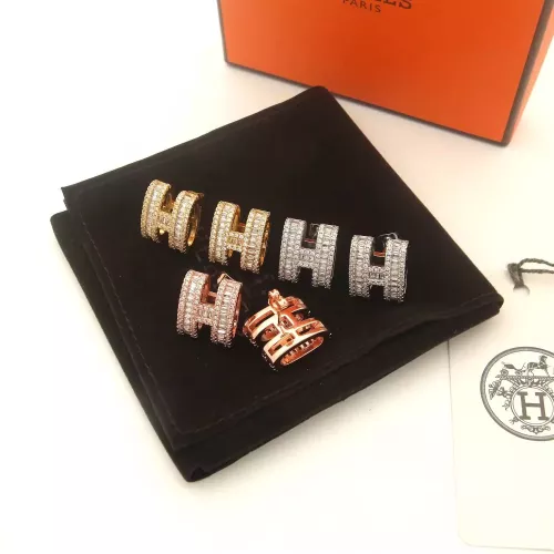 Replica Hermes Earrings For Women #1270555 $32.00 USD for Wholesale