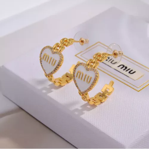 MIU MIU Earrings For Women #1270692 $29.00 USD, Wholesale Replica MIU MIU Earrings