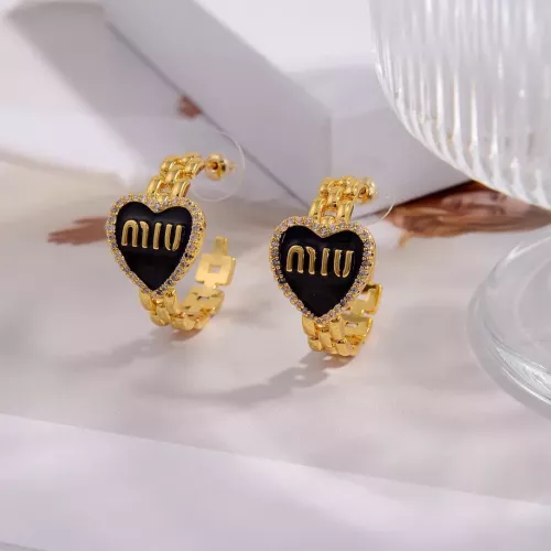 MIU MIU Earrings For Women #1270694 $29.00 USD, Wholesale Replica MIU MIU Earrings