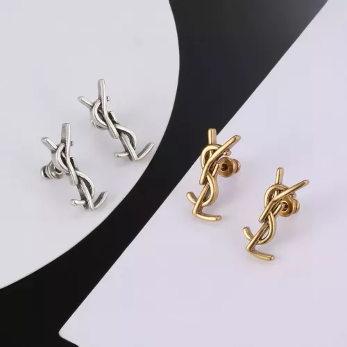 Replica Yves Saint Laurent YSL Earrings For Women #1270787 $25.00 USD for Wholesale