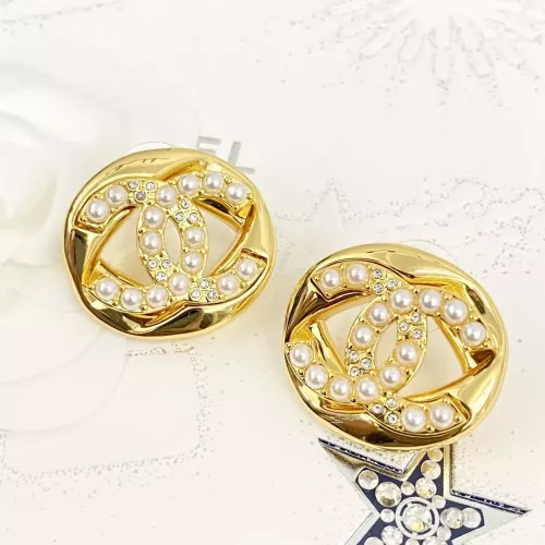 Replica Chanel Earrings For Women #1270825 $38.00 USD for Wholesale