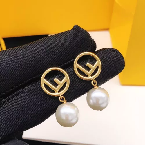 Fendi Earrings For Women #1270846 $27.00 USD, Wholesale Replica Fendi Earrings