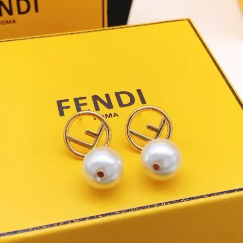 Replica Fendi Earrings For Women #1270846 $27.00 USD for Wholesale