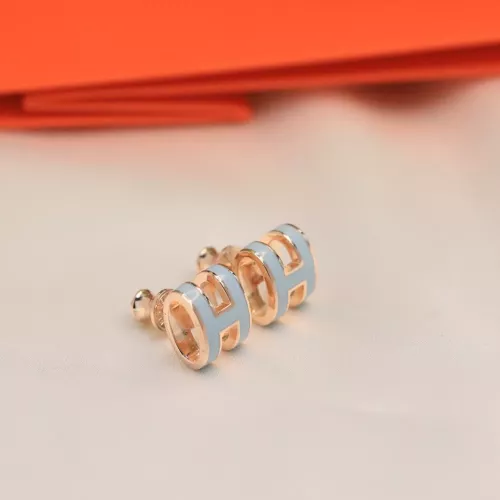 Replica Hermes Earrings For Women #1270859 $39.00 USD for Wholesale