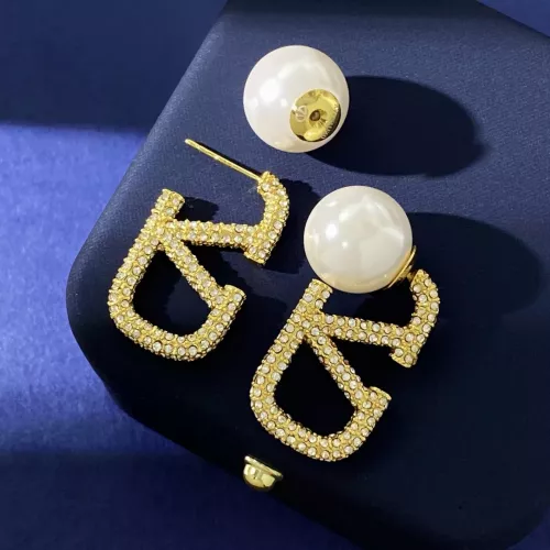 Replica Valentino Earrings For Women #1270980 $32.00 USD for Wholesale