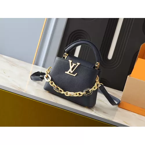 Louis Vuitton AAA Quality Messenger Bags In Navy For Women #1271113 $88.00 USD, Wholesale Replica Louis Vuitton AAA Quality Messenger Bags