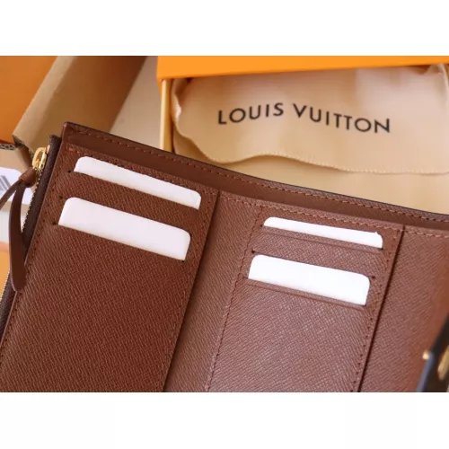 Replica Louis Vuitton AAA Quality Wallets In Brown #1271131 $85.00 USD for Wholesale