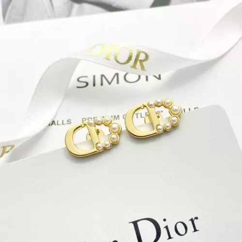 Replica Christian Dior Earrings For Women #1271145 $25.00 USD for Wholesale