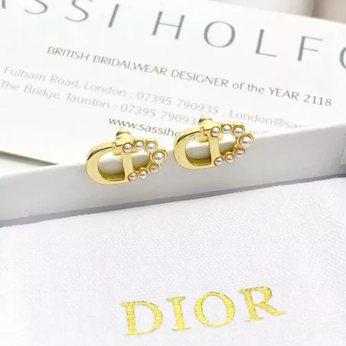 Replica Christian Dior Earrings For Women #1271145 $25.00 USD for Wholesale