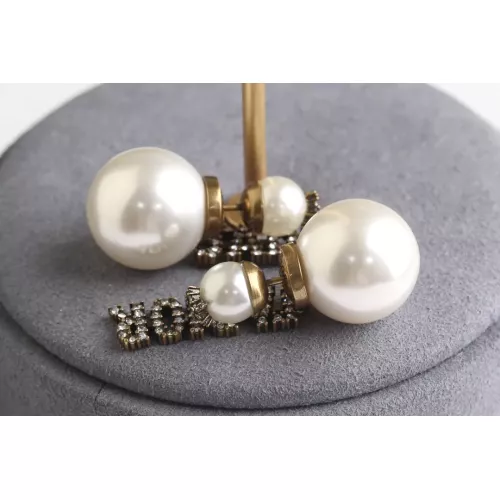 Replica Christian Dior Earrings For Women #1271352 $32.00 USD for Wholesale