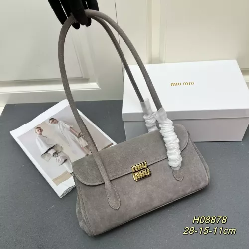 MIU MIU AAA Quality Shoulder Bags For Women #1271499 $105.00 USD, Wholesale Replica MIU MIU AAA Quality Shoulder Bags