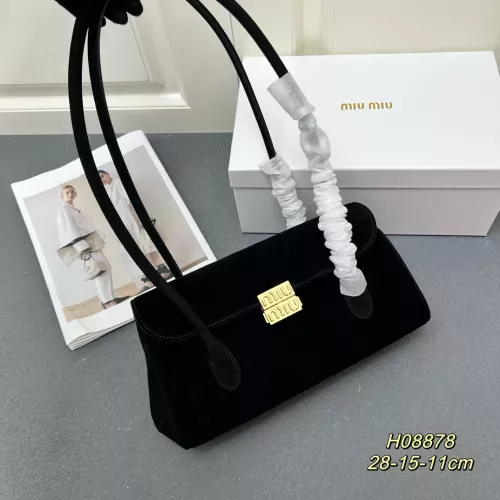 MIU MIU AAA Quality Shoulder Bags For Women #1271500 $105.00 USD, Wholesale Replica MIU MIU AAA Quality Shoulder Bags