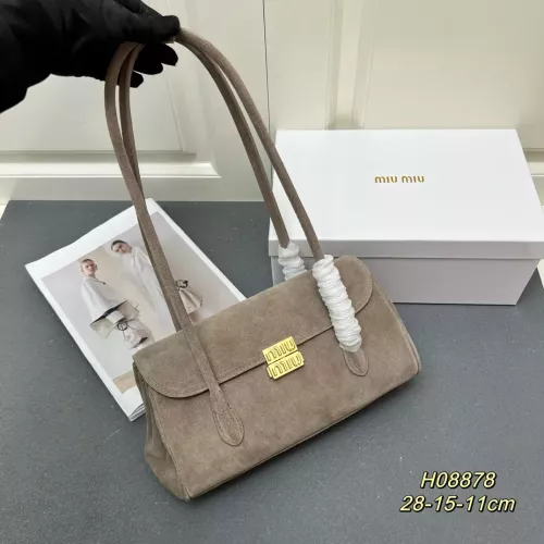 MIU MIU AAA Quality Shoulder Bags For Women #1271501 $105.00 USD, Wholesale Replica MIU MIU AAA Quality Shoulder Bags