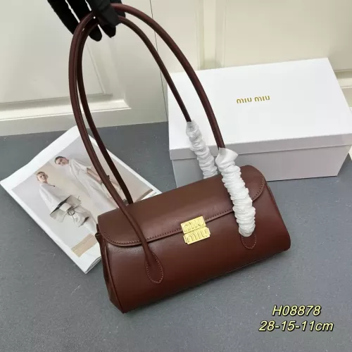 MIU MIU AAA Quality Shoulder Bags For Women #1271502 $105.00 USD, Wholesale Replica MIU MIU AAA Quality Shoulder Bags