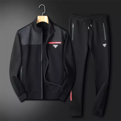 Prada Tracksuits Long Sleeved For Men #1271774 $80.00 USD, Wholesale Replica Prada Tracksuits