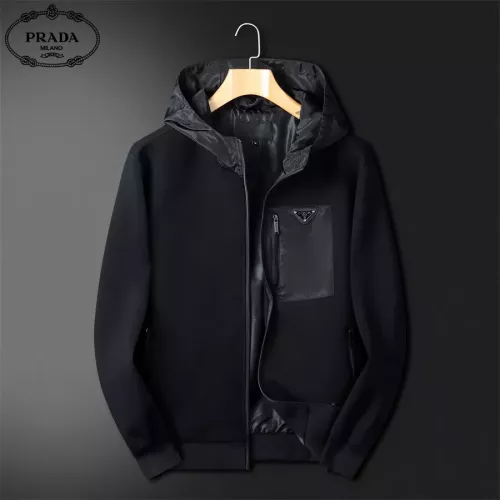 Prada Jackets Long Sleeved For Men #1271781 $92.00 USD, Wholesale Replica Prada Jackets