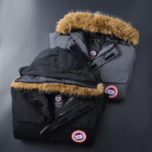 Replica Canada Goose Down Feather Coat Long Sleeved For Unisex #1271784 $155.00 USD for Wholesale