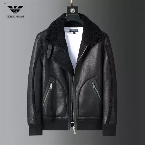 Armani Jackets Long Sleeved For Men #1271797 $128.00 USD, Wholesale Replica Armani Jackets