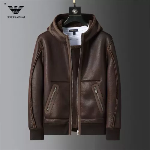 Armani Jackets Long Sleeved For Men #1271803 $128.00 USD, Wholesale Replica Armani Jackets