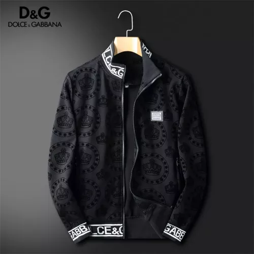 Replica Dolce & Gabbana D&G Tracksuits Long Sleeved For Men #1271823 $92.00 USD for Wholesale