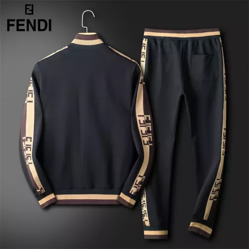 Replica Fendi Tracksuits Long Sleeved For Men #1271824 $92.00 USD for Wholesale