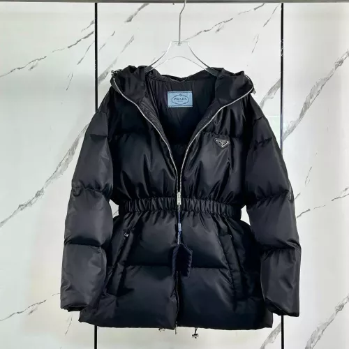 Replica Prada Down Feather Coat Long Sleeved For Women #1271891 $172.00 USD for Wholesale