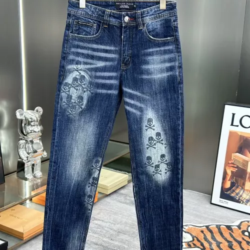 Replica Philipp Plein PP Jeans For Men #1271962 $76.00 USD for Wholesale