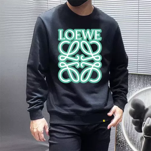 Replica LOEWE Hoodies Long Sleeved For Men #1272094 $48.00 USD for Wholesale