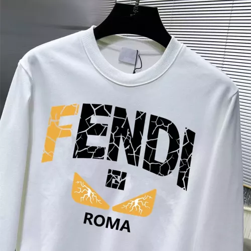 Replica Fendi Hoodies Long Sleeved For Men #1272101 $48.00 USD for Wholesale