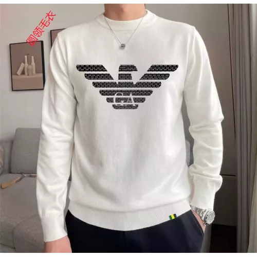 Armani Sweaters Long Sleeved For Men #1272230 $48.00 USD, Wholesale Replica Armani Sweaters