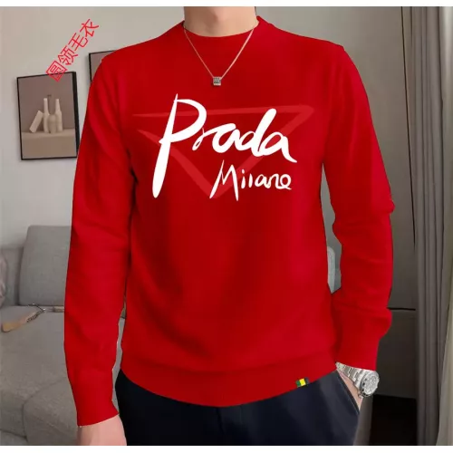 Prada Sweater Long Sleeved For Men #1272241 $48.00 USD, Wholesale Replica Prada Sweater