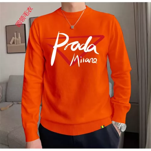 Prada Sweater Long Sleeved For Men #1272242 $48.00 USD, Wholesale Replica Prada Sweater