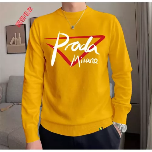 Prada Sweater Long Sleeved For Men #1272243 $48.00 USD, Wholesale Replica Prada Sweater