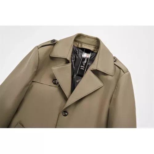 Replica Burberry Trench Coat Long Sleeved For Men #1272258 $118.00 USD for Wholesale