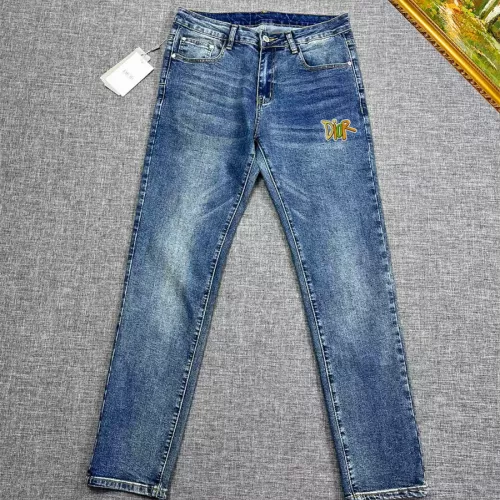 Replica Christian Dior Jeans For Men #1272303 $48.00 USD for Wholesale