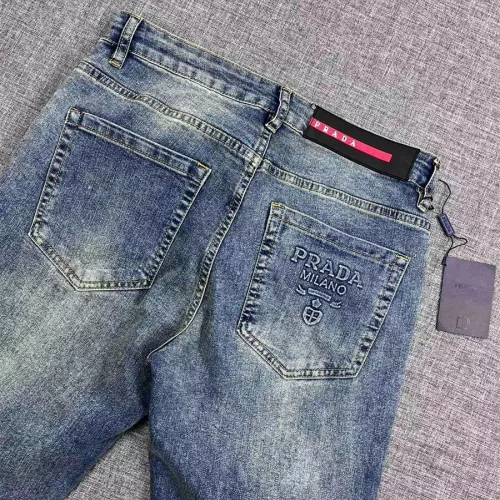 Replica Prada Jeans For Men #1272316 $48.00 USD for Wholesale