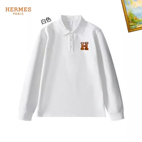 Hermes T-Shirts Long Sleeved For Men #1272358 $40.00 USD, Wholesale Replica Hermes T-Shirts