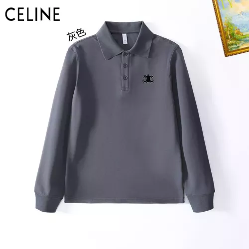 Celine T-Shirts Long Sleeved For Men #1272377 $40.00 USD, Wholesale Replica Celine T-Shirts