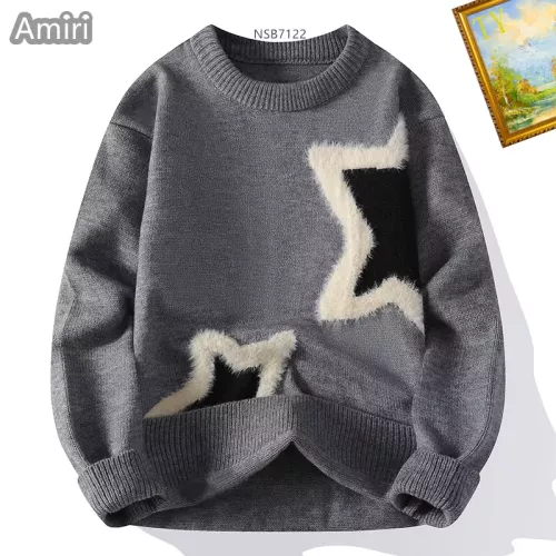 Amiri Sweaters Long Sleeved For Men #1272436 $48.00 USD, Wholesale Replica Amiri Sweaters