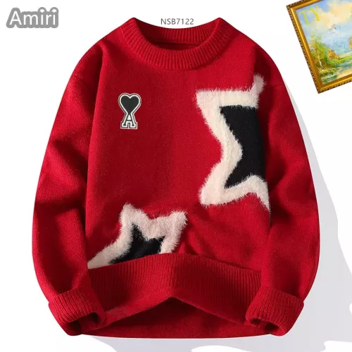 Amiri Sweaters Long Sleeved For Men #1272439 $48.00 USD, Wholesale Replica Amiri Sweaters