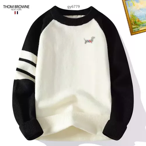 Thom Browne TB Sweaters Long Sleeved For Men #1272442 $48.00 USD, Wholesale Replica Thom Browne TB Sweaters