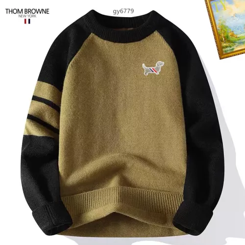 Thom Browne TB Sweaters Long Sleeved For Men #1272444 $48.00 USD, Wholesale Replica Thom Browne TB Sweaters