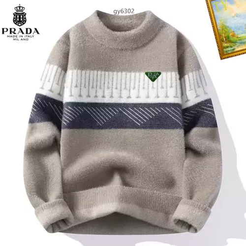 Prada Sweater Long Sleeved For Men #1272447 $48.00 USD, Wholesale Replica Prada Sweater