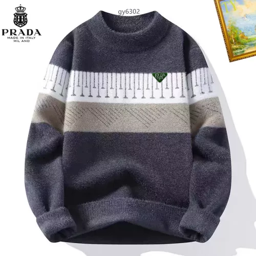 Prada Sweater Long Sleeved For Men #1272448 $48.00 USD, Wholesale Replica Prada Sweater